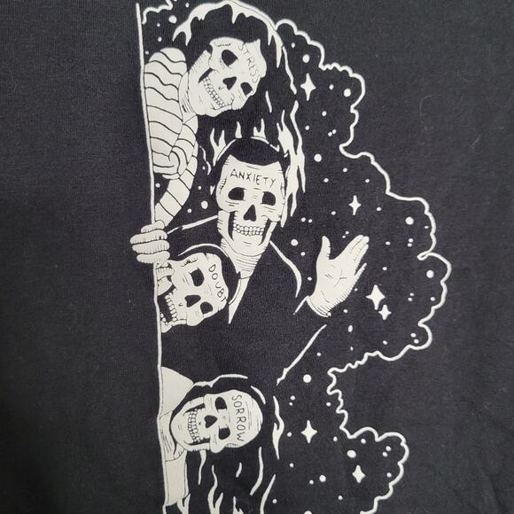 Threadless - Guess Who's Back - Anxiety, Fear, Anger, Sorrow, Stress - size M - Picture 4 of 6